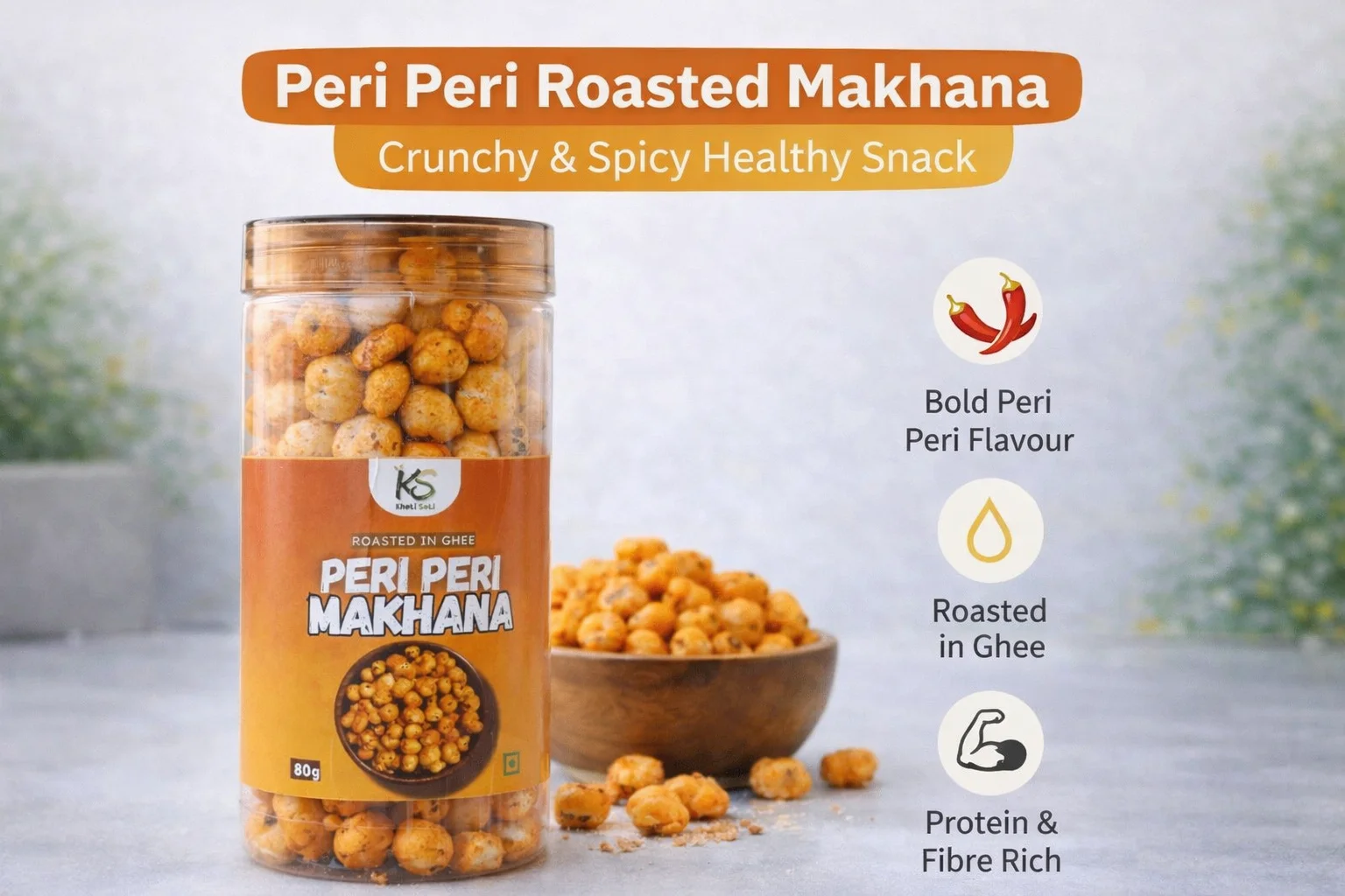 Peri Peri Roasted Makhana